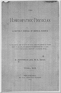 Cumulative Index to the Homoeopathic Physician